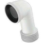 Bowl connector - 90º - finned