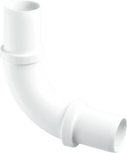 1¼³ push-fit 90° overflow bend
