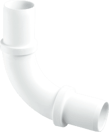 1¼″ push-fit 90° overflow bend