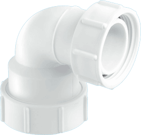 95° Multifit Bend x BSP coupling nut