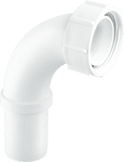 Pushfit 90° Knuckle Bend x BSP Coupling Nut