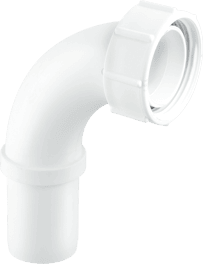 Pushfit 90° Knuckle Bend x BSP Coupling Nut