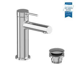 Safari Lever Cold Start Mono Basin Mixer for Low Pressure System + Universal Basin Waste Chrome