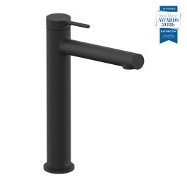 Safari Lever Cold Start Extended Mono Basin Mixer for Low Pressure System Matt Black