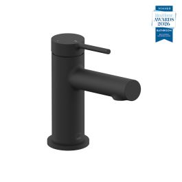 Safari Lever Cold Start Mini Mono Basin Mixer Matt Black