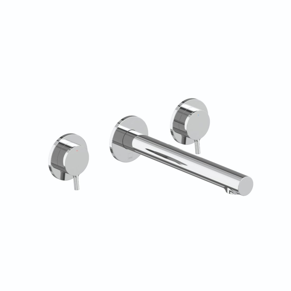 Safari Lever Three Hole Wall Mounted Basin Mixer