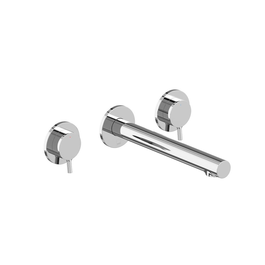 Safari Lever Three Hole Wall Mounted Basin Mixer for Low Pressure System