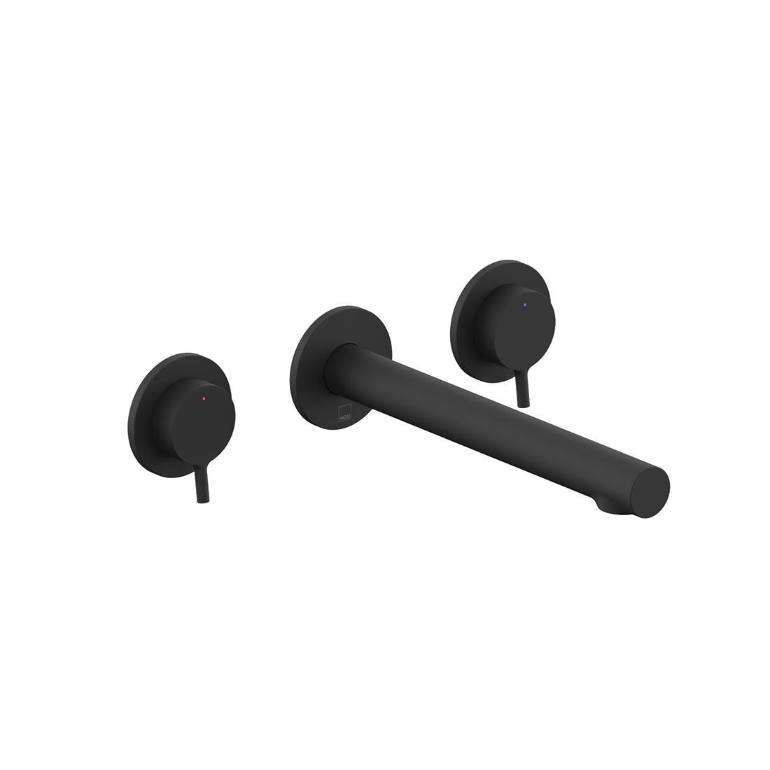 Safari Lever Three Hole Wall Mounted Basin Mixer for Low Pressure System