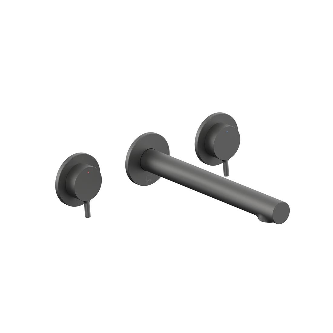 Safari Lever Three Hole Wall Mounted Basin Mixer for Low Pressure System