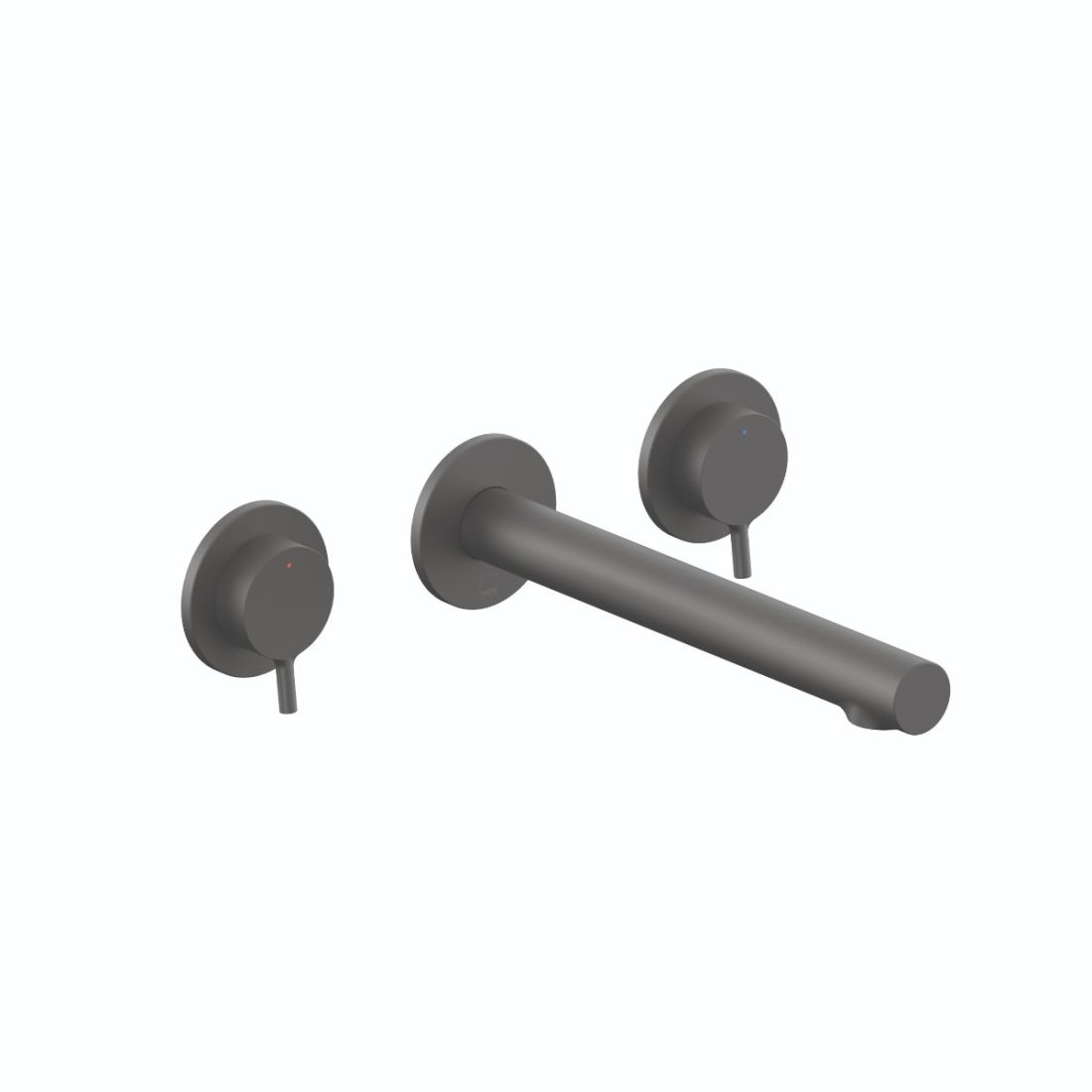 Safari Lever Three Hole Wall Mounted Basin Mixer