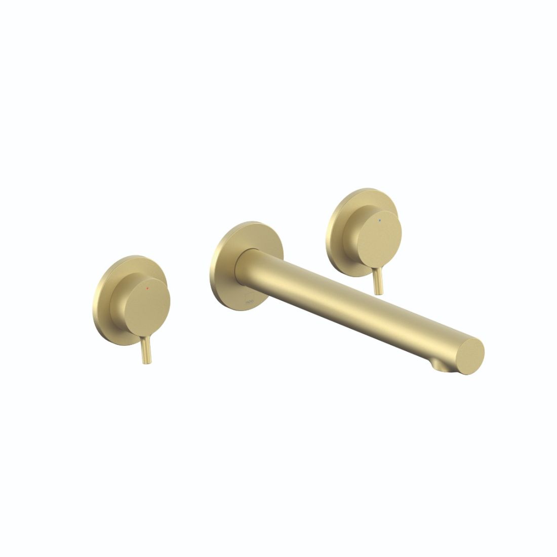 Safari Lever Three Hole Wall Mounted Basin Mixer