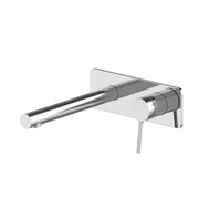 Safari Lever Wall Mounted Basin Mixer with Square Backplate