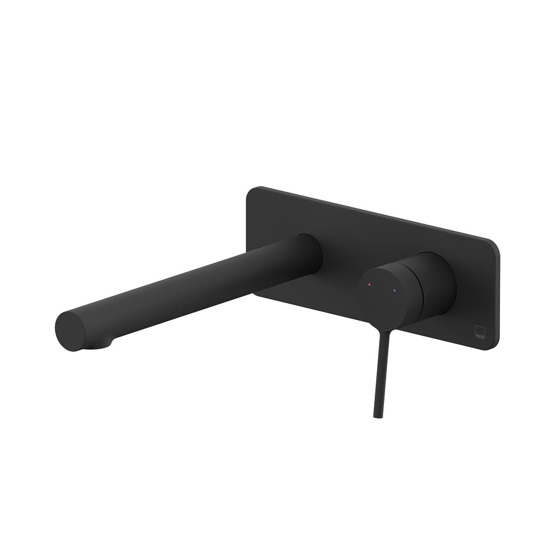 Safari Lever Wall Mounted Basin Mixer with Square Backplate