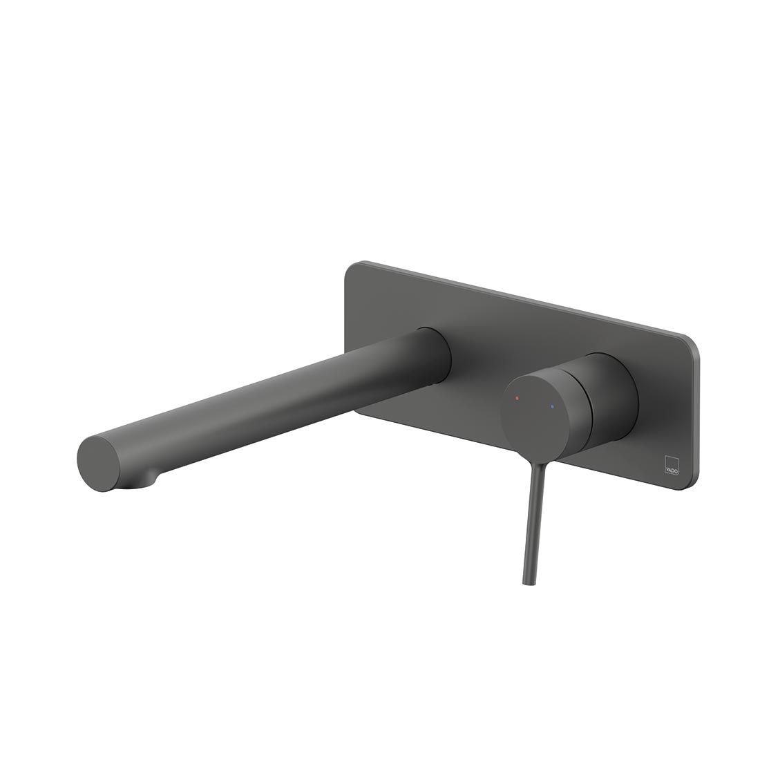 Safari Lever Wall Mounted Basin Mixer with Square Backplate