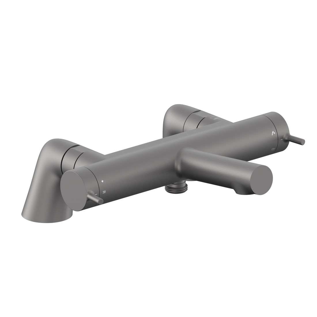 Safari Lever Deck Mounted Exposed Thermostatic Bath Shower Mixer