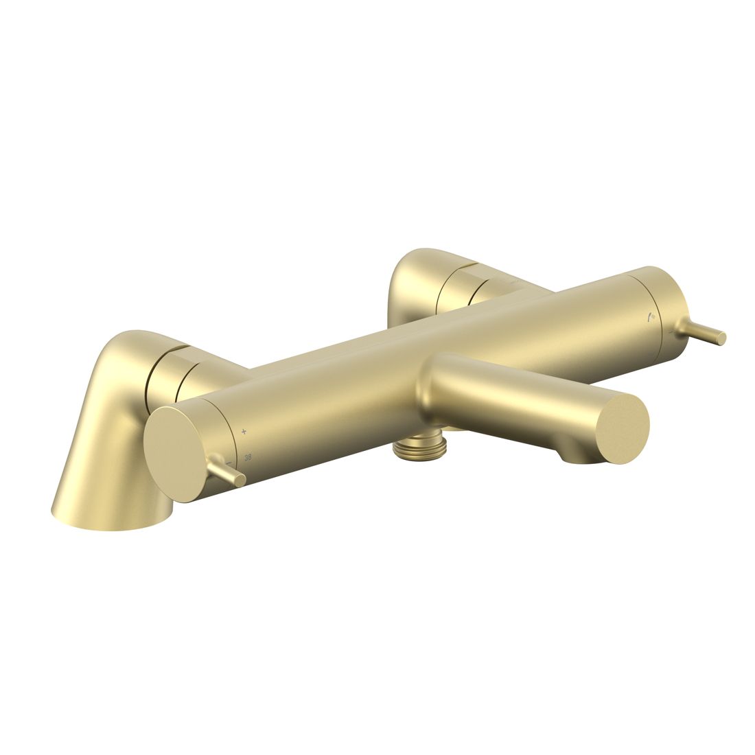 Safari Lever Deck Mounted Exposed Thermostatic Bath Shower Mixer