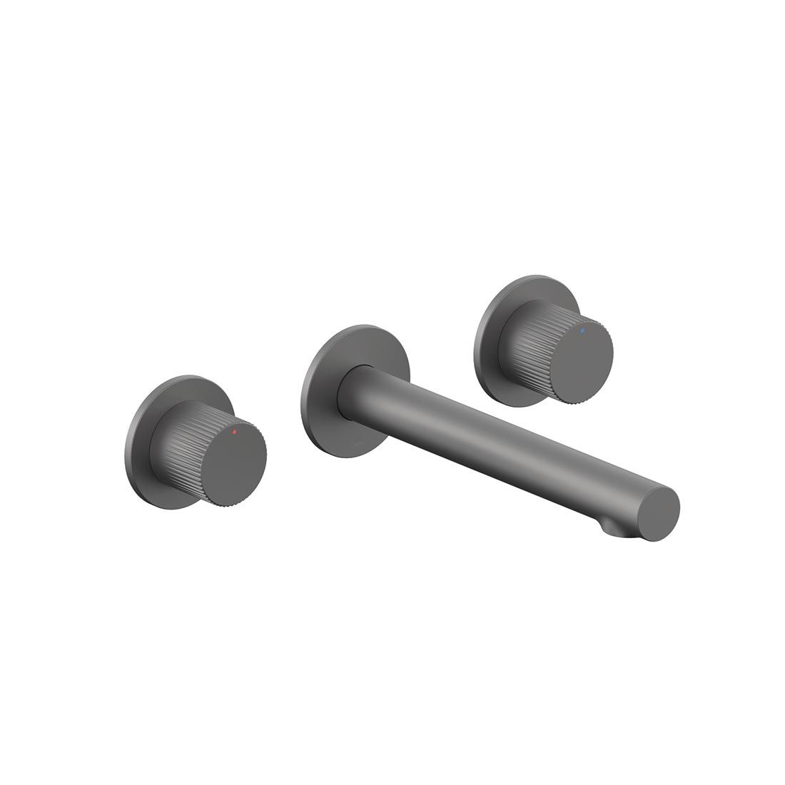 Safari Leverless Three Hole Wall Mounted Basin Mixer for Low Pressure System