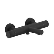 Safari Leverless Wall Mounted Exposed Thermostatic Bath Shower Mixer with Easyfit Brackets
