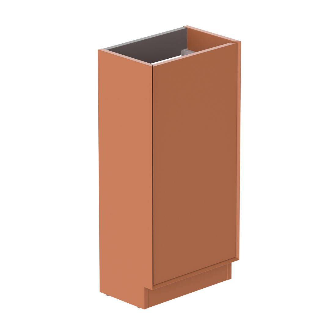 Safari 400mm Fluted Cloakroom unit - floor mounted, right pull