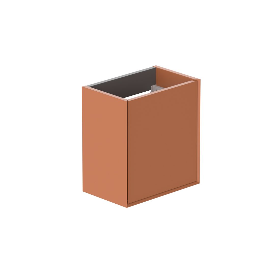 Safari 400mm Fluted Cloakroom unit - wall hung, left pull