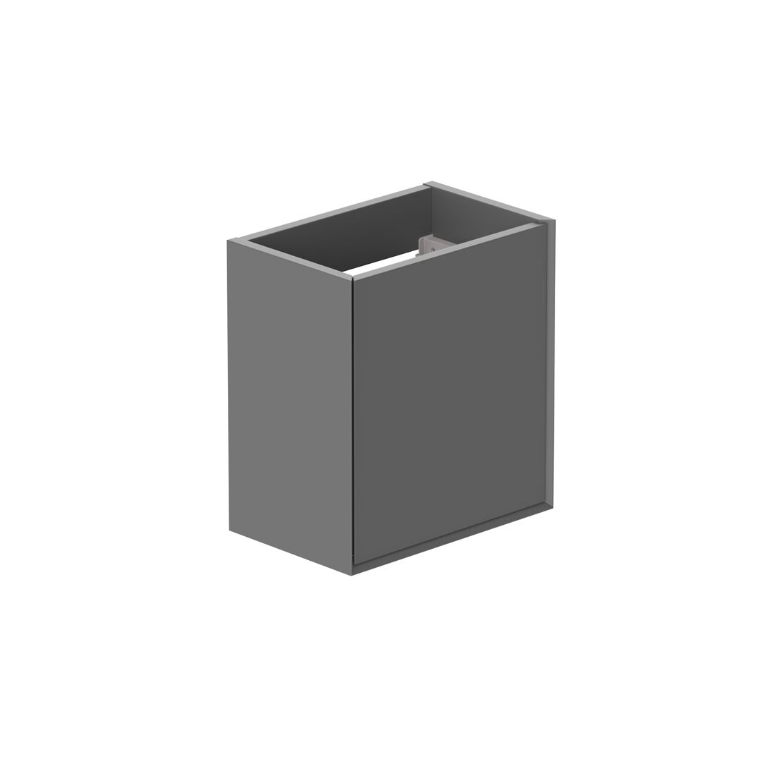 Safari 400mm Fluted Cloakroom unit - wall hung, right pull