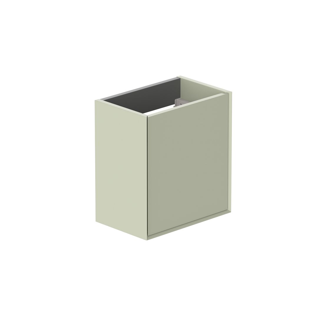 Safari 400mm Fluted Cloakroom unit - wall hung, right pull