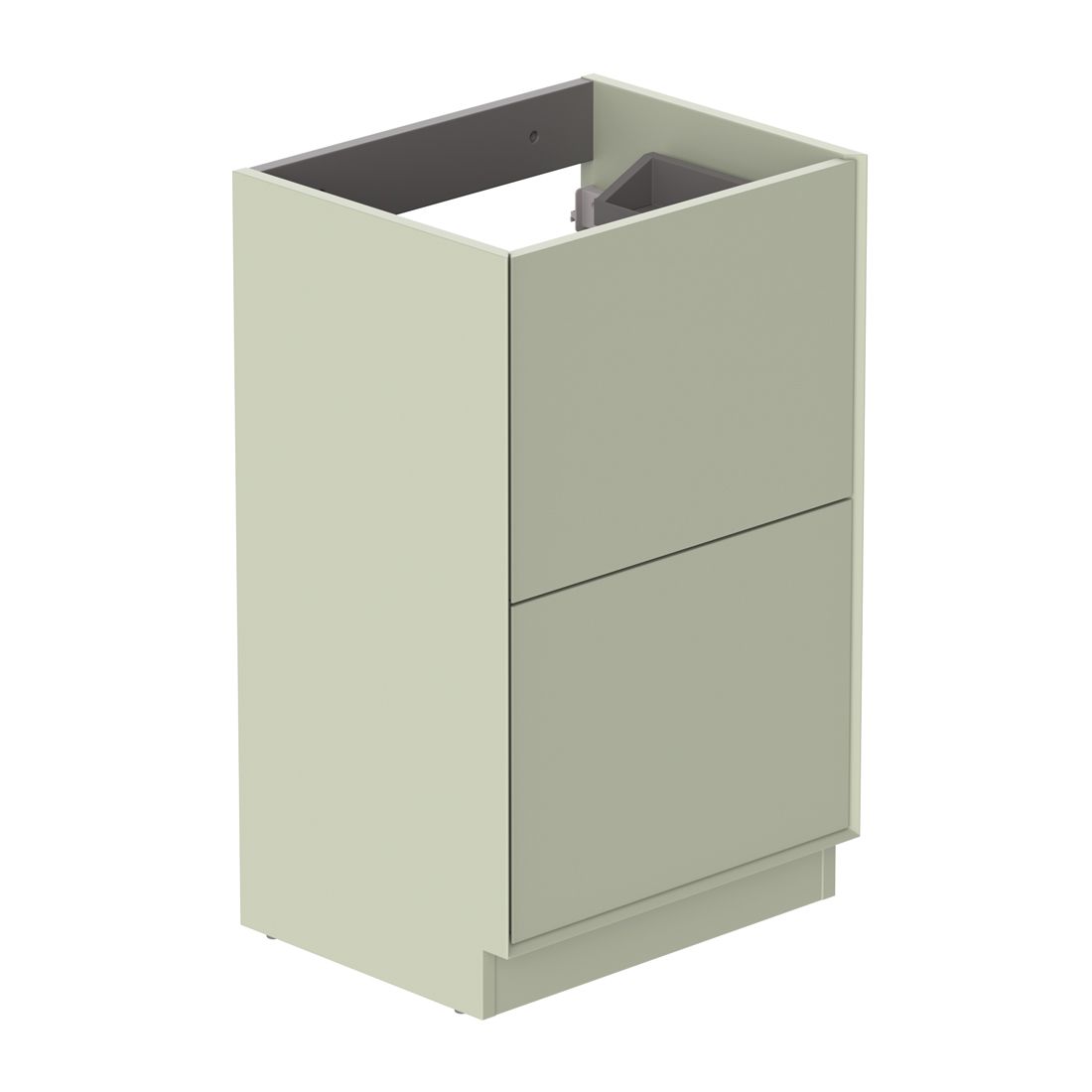 Safari 500mm Fluted Vanity Unit - floor mounted