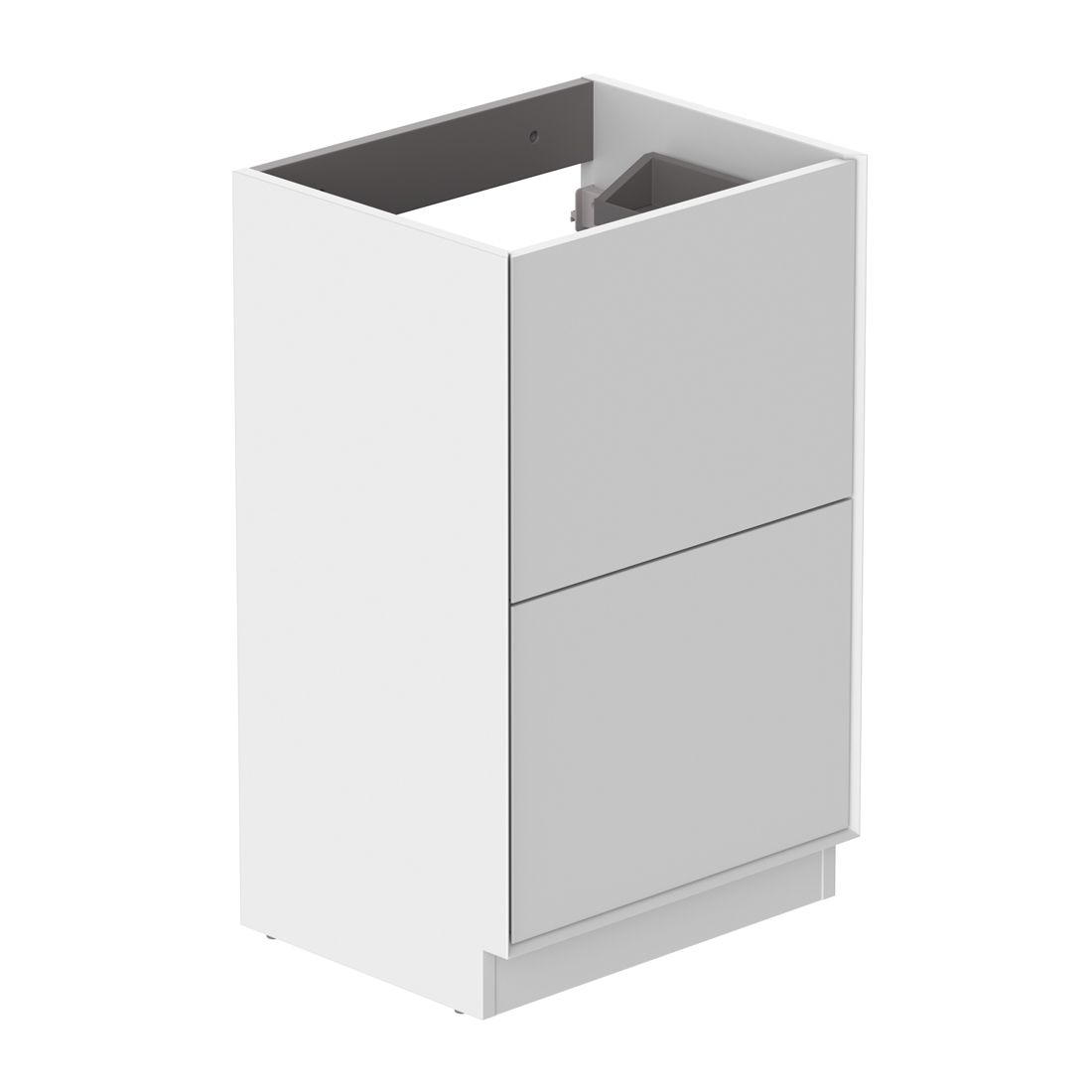 Safari 500mm Smooth Vanity Unit - floor mounted