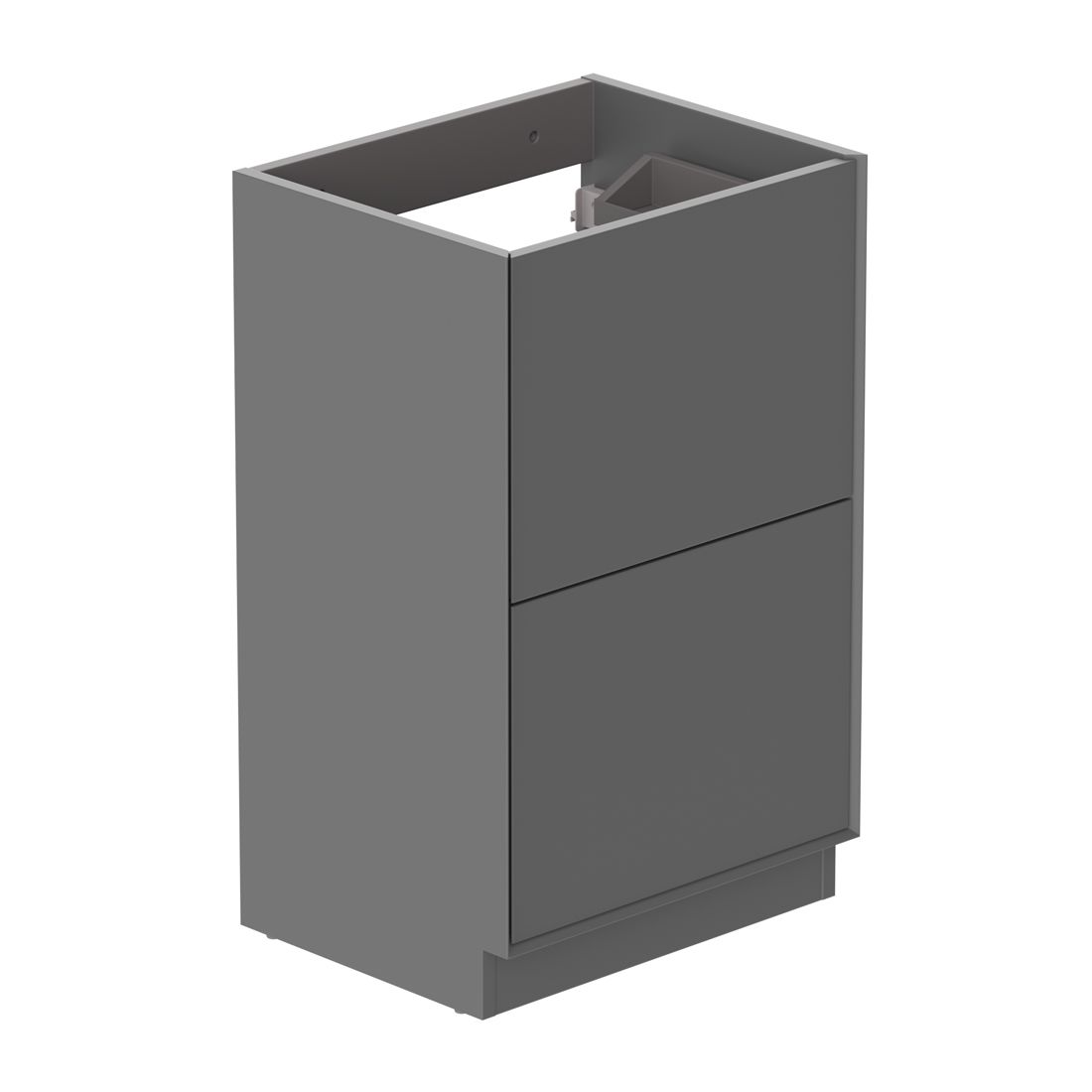 Safari 500mm Smooth Vanity Unit - floor mounted