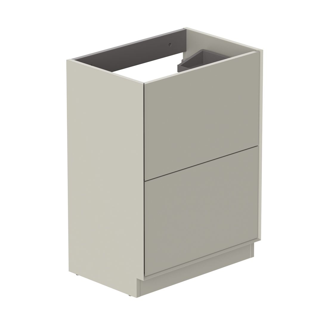 Safari 600mm Smooth Vanity Unit - floor mounted
