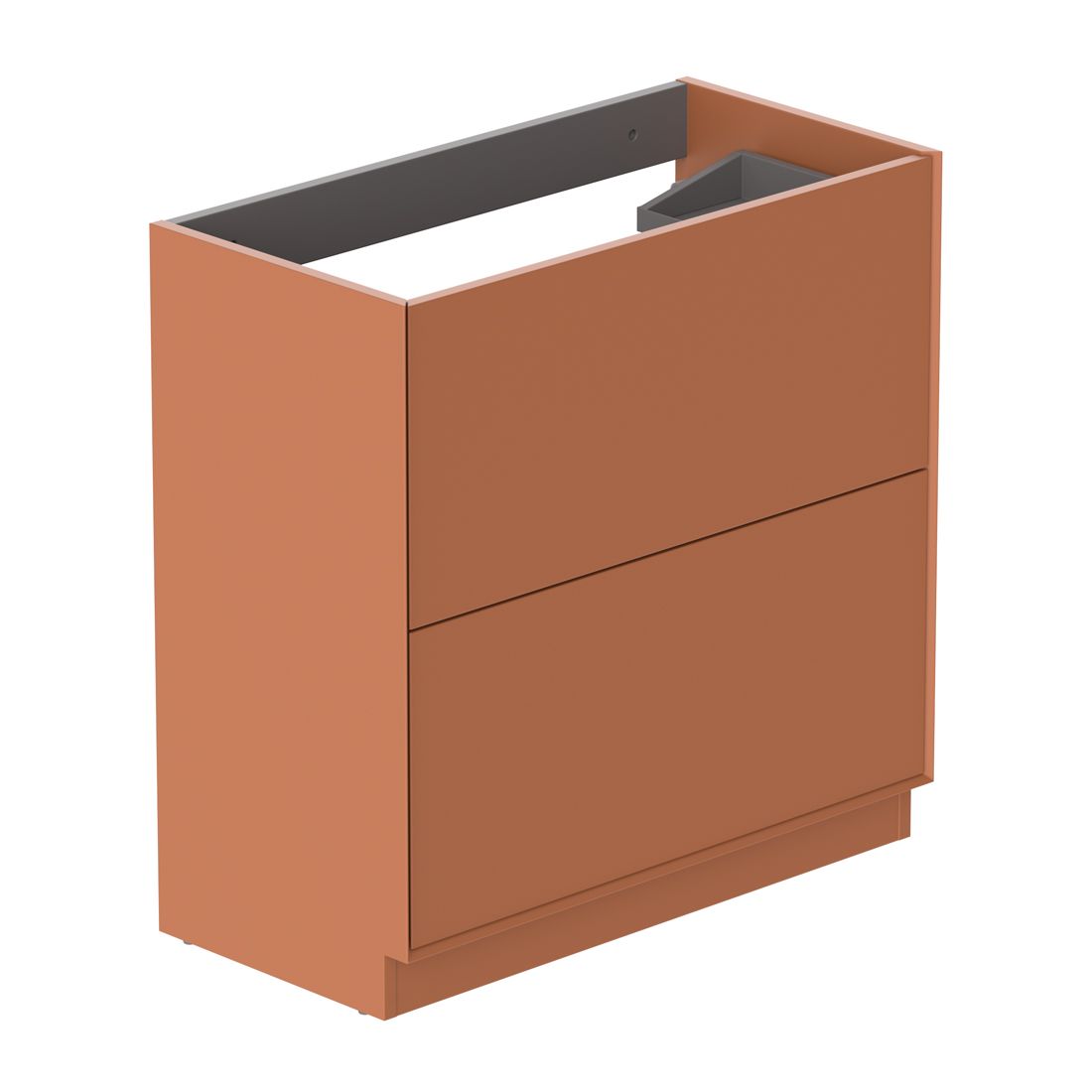 Safari 800mm Fluted Vanity Unit - floor mounted