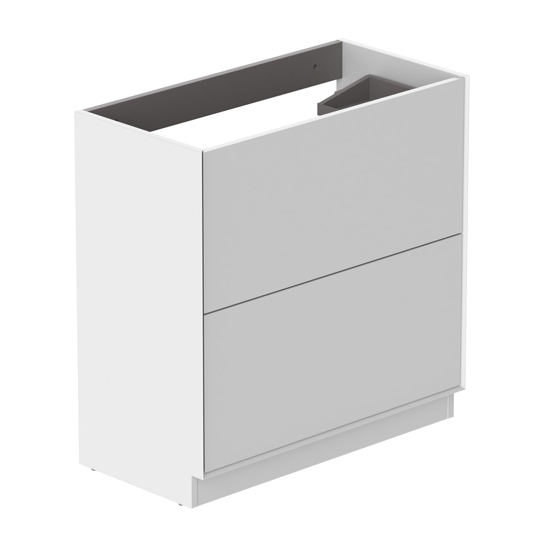 Safari 800mm Smooth Vanity Unit - floor mounted