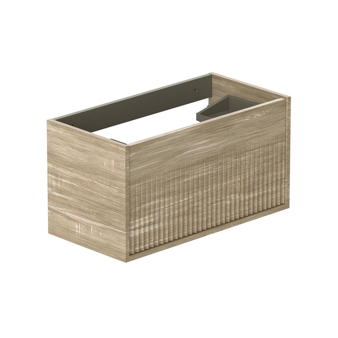 Safari 800mm Fluted Vanity Unit - wall hung