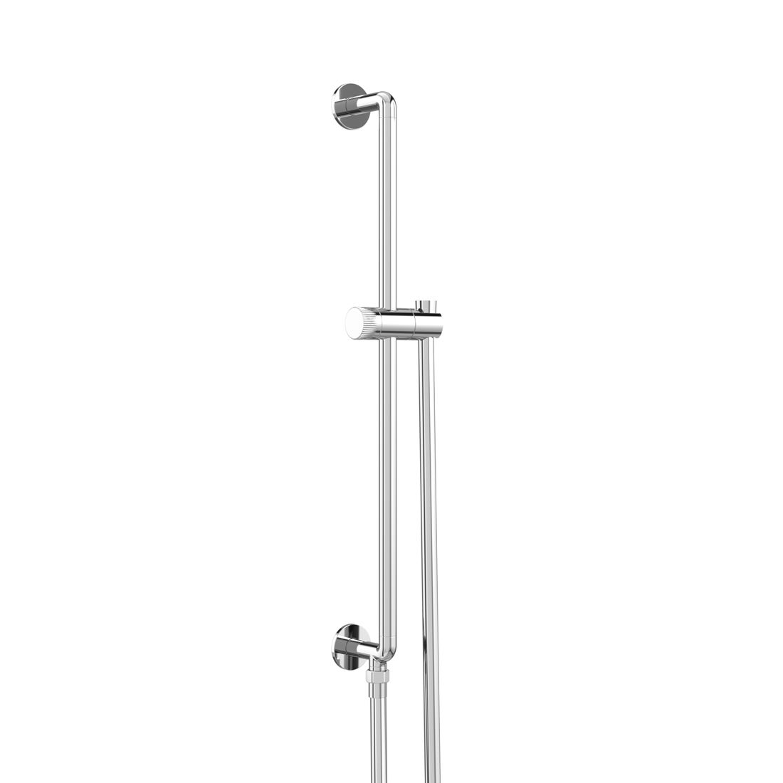 Safari Leverless Slim Slide Rail with Integrated Outlet + Hose - No Handset Included