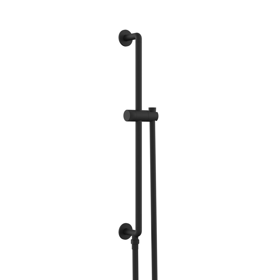 Safari Leverless Slim Slide Rail with Integrated Outlet + Hose - No Handset Included