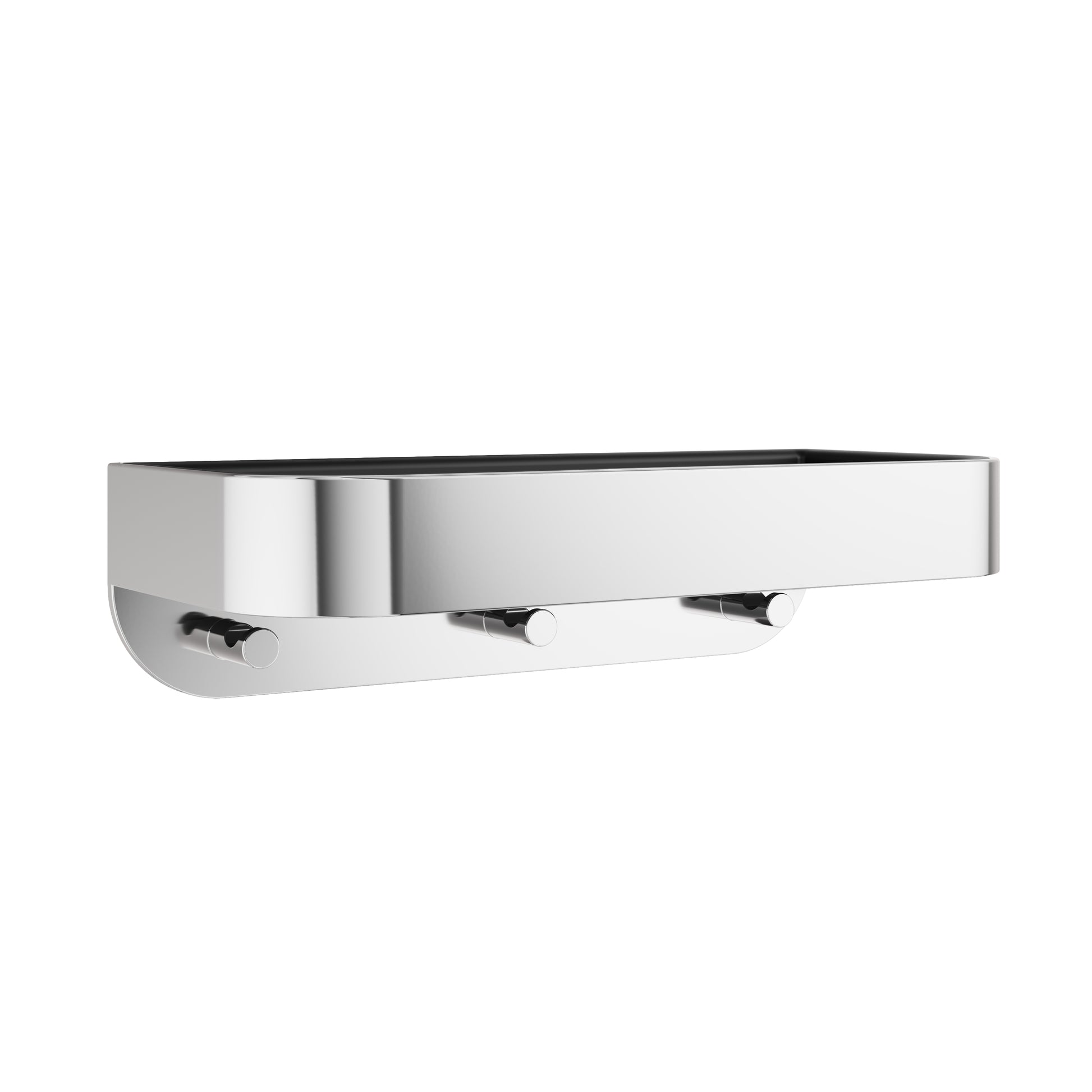 Shower Basket Wall Mounted Black Insert