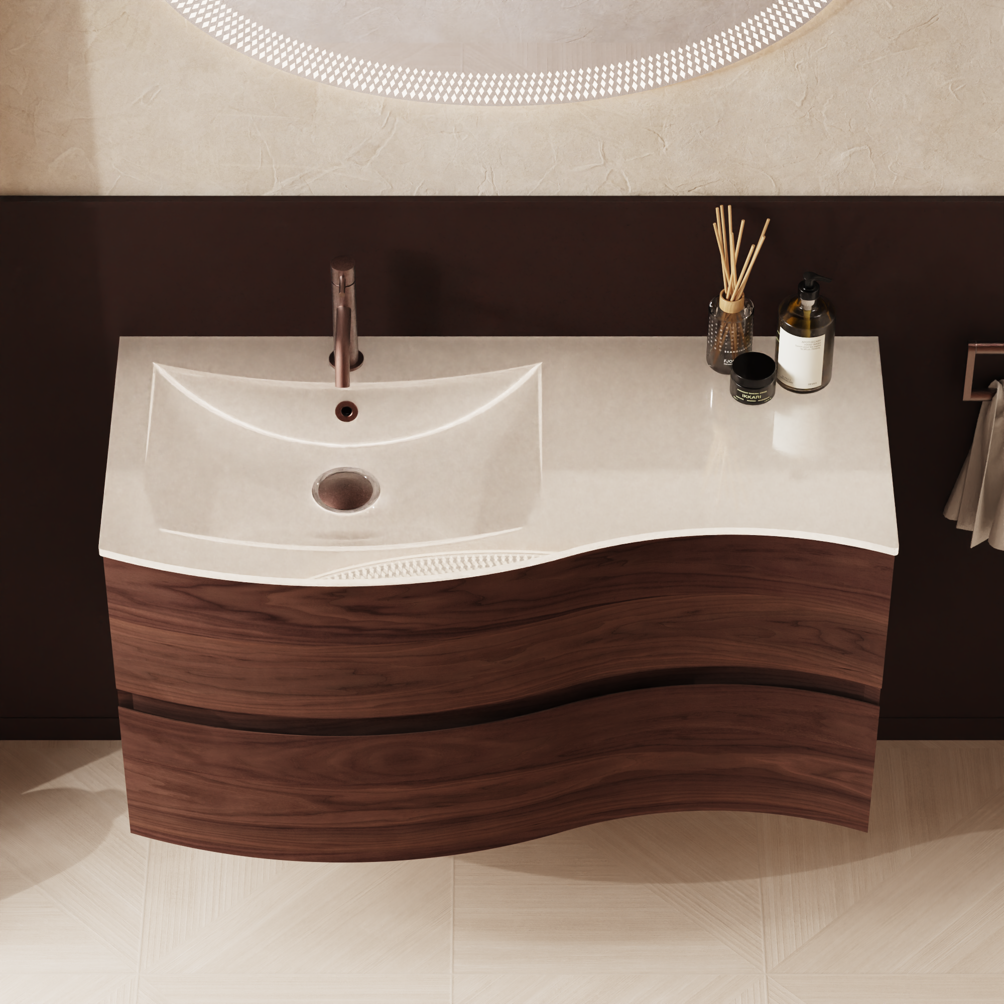 Svelte S Basin Glass 1000 1TH