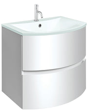 Svelte Basin Glass 600 1 Tap Hole