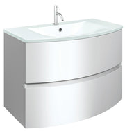 Svelte Glass Basin 800 1 Tap Hole