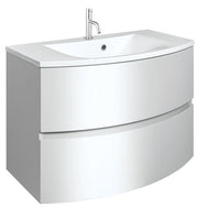 Crosswater Svelte 800 Unit with Cast Mineral Marble Basin Gloss