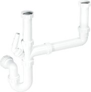 Sink Kit with 2 Basket strainer Wastes (no Trap)
