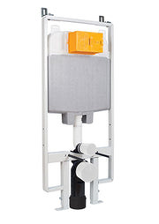 120CM PRE-WALL, SLIM FREESTANDING W.C FRAME INCLUDING BRACKETS AND W.C BEND WITH 3/6 LITRE DUAL FLUSH PLATE