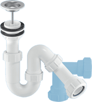 All-In-One Basin Trap with Centre Pin Waste