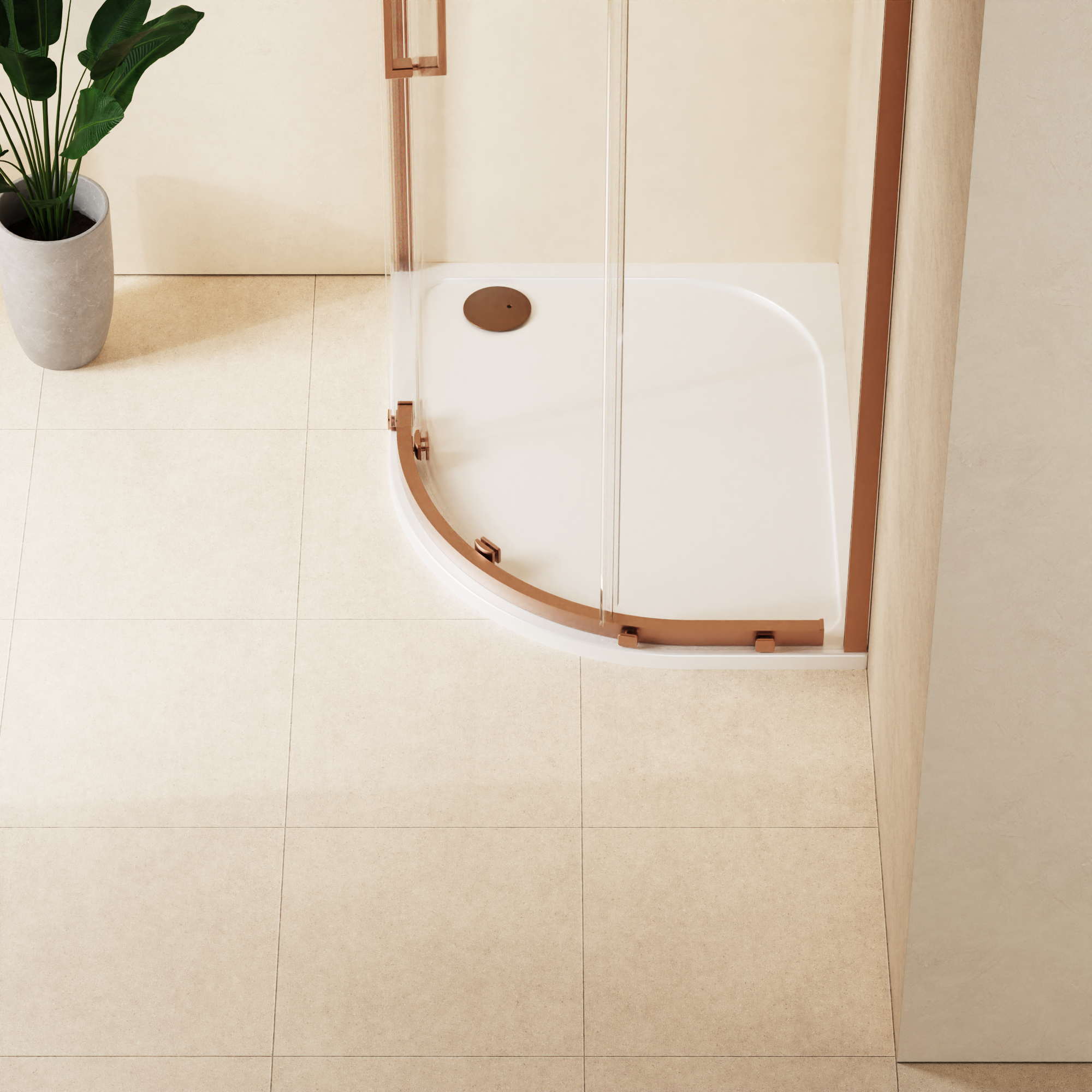Quadrant Shower Tray 45mm