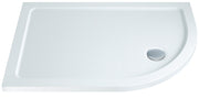 Elements ABS Stone Shower Tray 550 Radius Offset Quad