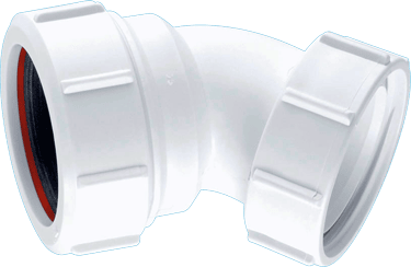 135° Universal Bend x BSP Coupling Nut