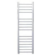 Steyning Cylindrical Electric Flat Front Towel Rail 1000x300