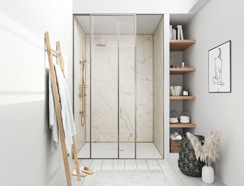 Showerwall Shell Marble Wall Panel (WPC)