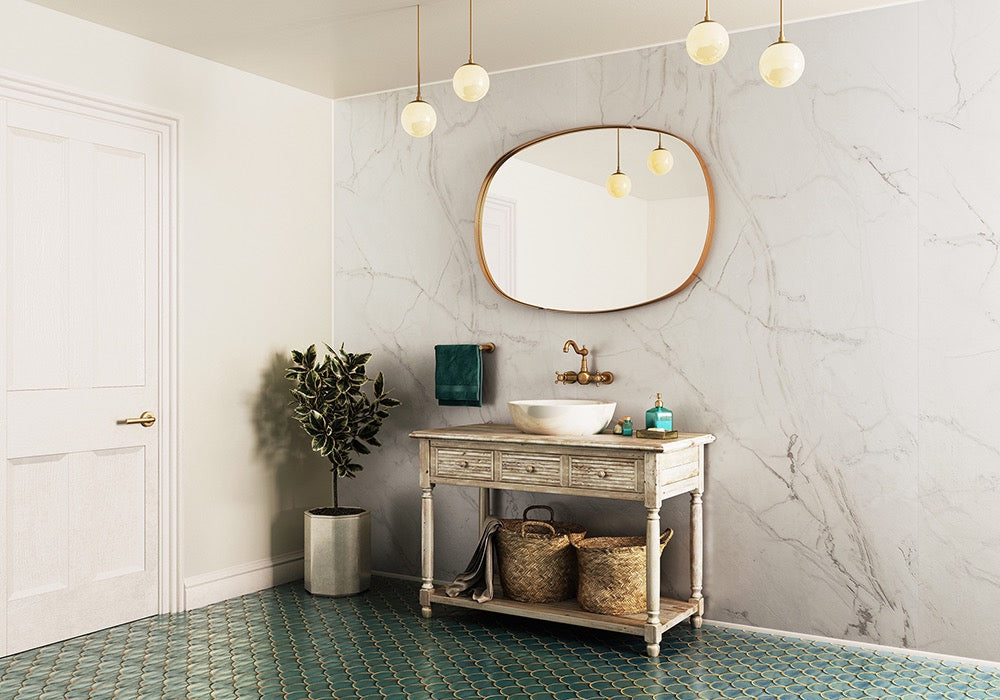 Showerwall Ocean Marble Wall Panel (WPC)