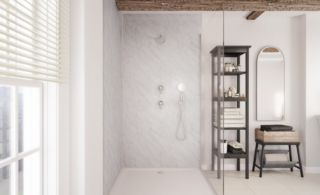 Showerwall Apollo Marble Wall Panel (Plywood)